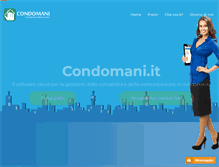 Tablet Screenshot of condomani.it